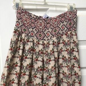 Colorful, wide leg, elastic waist pants-